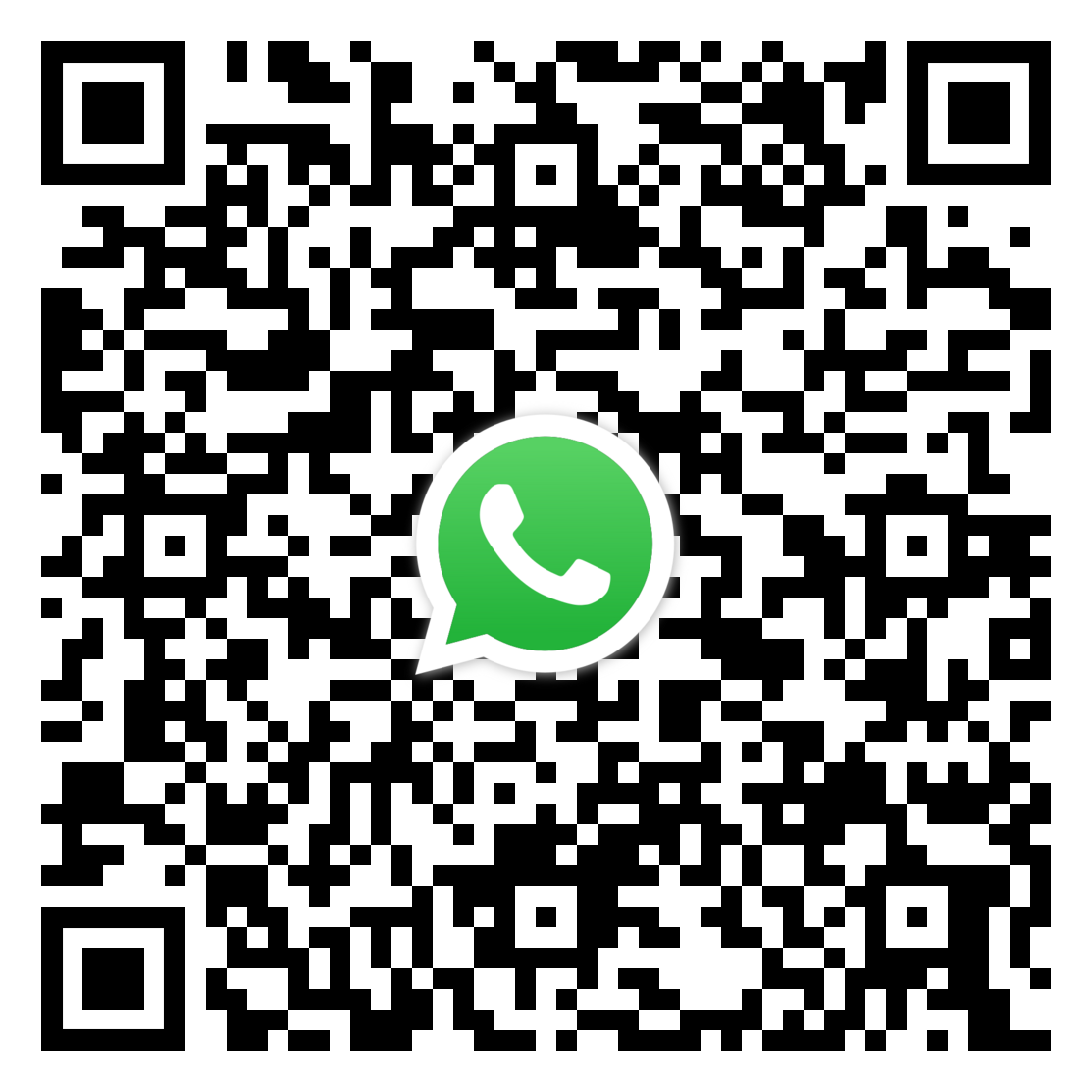 QR Code for WhatsApp us for call back