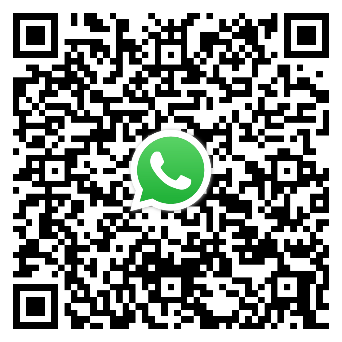 QR Code for WhatsApp us for call back